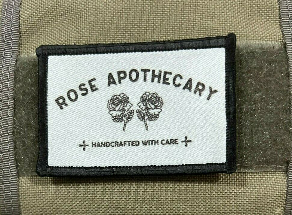 Rose Apothecary Morale Patch Army Military Tactical Creek