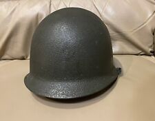 Vintage WWII Era Steel Military Army? Helmet With Chin Straps/Chinstrap picture