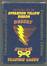 1991 Operation Yellow Ribbon Desert Storm Trading Card Complete Set George Bush picture