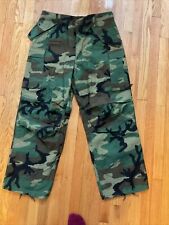 Military Issue Woodland Winter Weight BDU Pants Size Med-Reg See Description picture