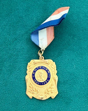 1953 José Martí Centenario 1853-1953 Cuba Centennial Medal Vintage Ribbon