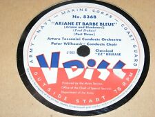 ARTURO TOSCANINI 78 rpm V DISC WW II #836 ARIANE ET BARBE BLEUE I & 3 CHIPED Edg picture