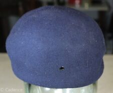 US Vietnam Women's USAF Air Force Blue Wool Felt Beret Hat Cap No Badge Sz 21 30 picture