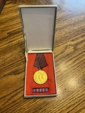 Vtg Federal Republic Of Yugoslavia Medal Of Labor W/ Ribbon In Box