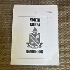 North Korea Handbook US Defense Intelligence Agency 1993 Paperback English