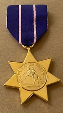 United Arab Emirates UAE Dubai Police Order of Gallantry Service Medal Badge