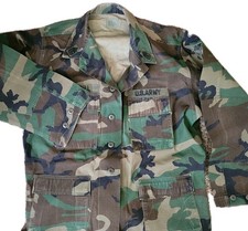 Vintage 80s U.S. Army Woodland BDU Jacket Men’s Large Regular Military Combat