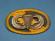 Vietnam Era US Army Airborne Special Forces Jump Oval Patch Para Wings Badge Pin picture