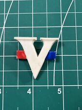 WWII V for Victory Homefront Sweetheart Pin Red White Blue Vintage picture