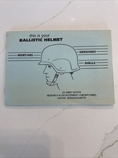 US Army Ballistic Helmet Guide Book 35F9