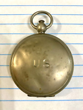WWII US Military WITTNAUER Pocket Watch Style Compass - Works picture