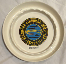 Vtg CONTROL DATA CORP Standard Airborne Computer ASHTRAY Rare US NAVY Air Force picture