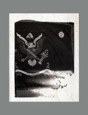 1960s US Army 17th Artillery Regiment Flag Military Banner Photo