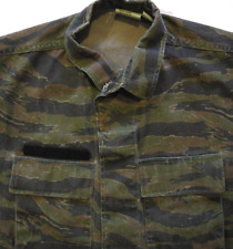 Mens Vintage US Military TIGER STRIPE Camo BDU Combat Coat size M picture