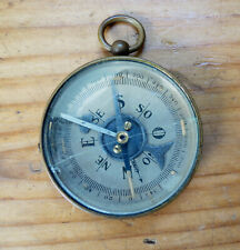 ANTIQUE COMPASS IN BRASS CASE with MARKING ARROW picture