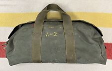 Vintage US Military Green Cancas Tool Satchel Duffle Bag picture
