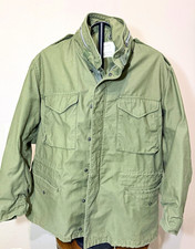 Military M-65 Field Coat w/ Hood Vietnam Era Aluminum Zipper DSA 100-68-C-1974