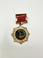 Vintage Chinese Anti-Japanese War Commemorative Medal WWII Era Militaria Star