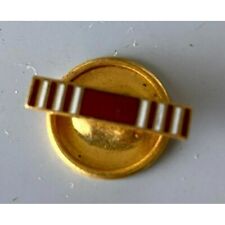Vintage Old WWII Good Conduct Red White US Army Lapel Shirt STUD Pin Military picture