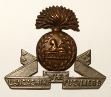 BRITISH MILITARY CAP BADGES, The Lancashire Fusiliers WWI picture