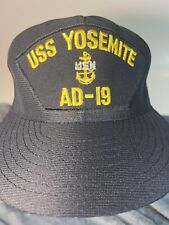 US Navy USN Ship baseball hat/cap USS YOSEMITE AD-19 Naval military crew picture