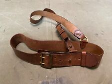 ORIGINAL WWI US ARMY OFFICE M1917 SAM BROWNE FIELD BELT & STRAP-FITS TO A 32 IN picture