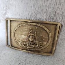 Cival War Era Virginia Belt Buckle Re-Enactment Repro Matching Numbered Buckle