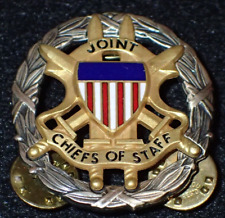 Vintage United States Defense Dept Joint Chiefs of Staff Badge Half Size LIGI picture