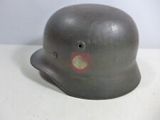 WWII German Waffen SS Field Helmet, double decall with liner picture