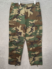 Vintage US Military Pants Adult Medium Regular Woodland Camo Ultra Force BDU 90s picture