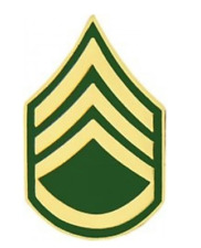 Army Staff Sergeant E-6 (SSG) Lapel Pin - 1