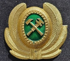 Original USSR Soviet State Railway Management Staff Visor Cap Hat Badge Cockade