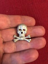 German WW1  Skull Badge Pin picture