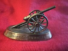 Civil War Cannon Miniature Replica, Gettysburg, PA, Vintage picture
