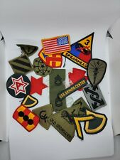 Lot Of 20 US Army Patches (Lot 1) picture