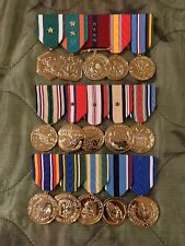 GWOT US Marine Corps Anodized Medal Bar Set - Iraq War / Afghanistan - USMC picture