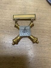RARE ORIGINAL US ARMY 1903 COAST ARTILLERY 1st CLASS GUNNERS BADGE EXCELLENT picture