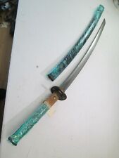 OLD SAMURAI JAPANESE SWORD WITH KIKUMON SUKESADA SIGNED BLADE AND TSUBA #K116 picture
