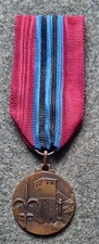 ORIGINAL FASCIST MEDAL VOLONTARI DI GUERRA GIULIANI AI LEGIONARI PARTENZA A.O.I.