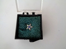 Silver Metal Star Pin Military