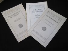 Three 1917 WWI War Information Series booklets: No. 3, No. 5, No. 6 picture