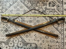 ORIGINAL VINTAGE WWII OR PRIOR RUSSIAN COSSACK SWORD DISPLAY PAIR