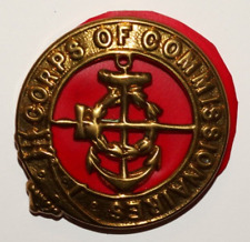 BRITISH MILITARY CAP BADGES, British Corps of Commissionaires Brass Cap Badge picture