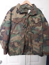 US ARMY BDU Large-Short COAT FIELD JACKET COLD WEATHER  CAMOUFLAGE PATTERN picture
