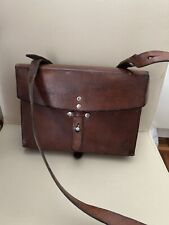 1985 Swiss Army Leather Shoulder Bag Satchel  picture