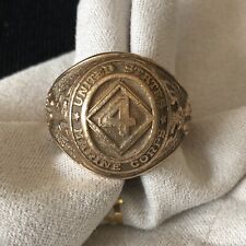 Marine Corps 10K Gold United States Military Vintage Ring picture