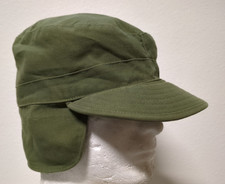 1950S US Military M51 Field Cap Cold Weather OD Patrol Hat 7-1/4?