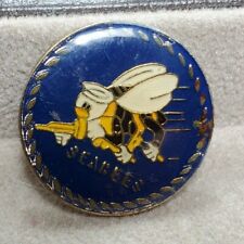 VINTAGE US NAVY SEABEES PIN picture