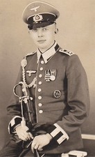 WW2 11th Infantry Regiment NCO Portrait Photo - Leipzig