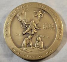 Vintage 63mm NASA Skylab I Bronze Medal Medallic Art picture